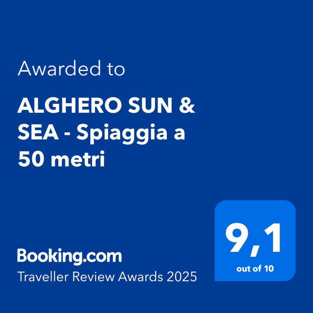 Alghero Sun & Sea - Spiaggia A 50 Metri 외부 사진